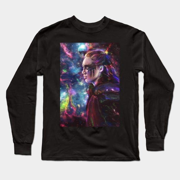 The Whole Universe Long Sleeve T-Shirt by moishpain